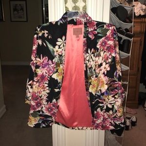 Urban Outfitters Floral Blazer